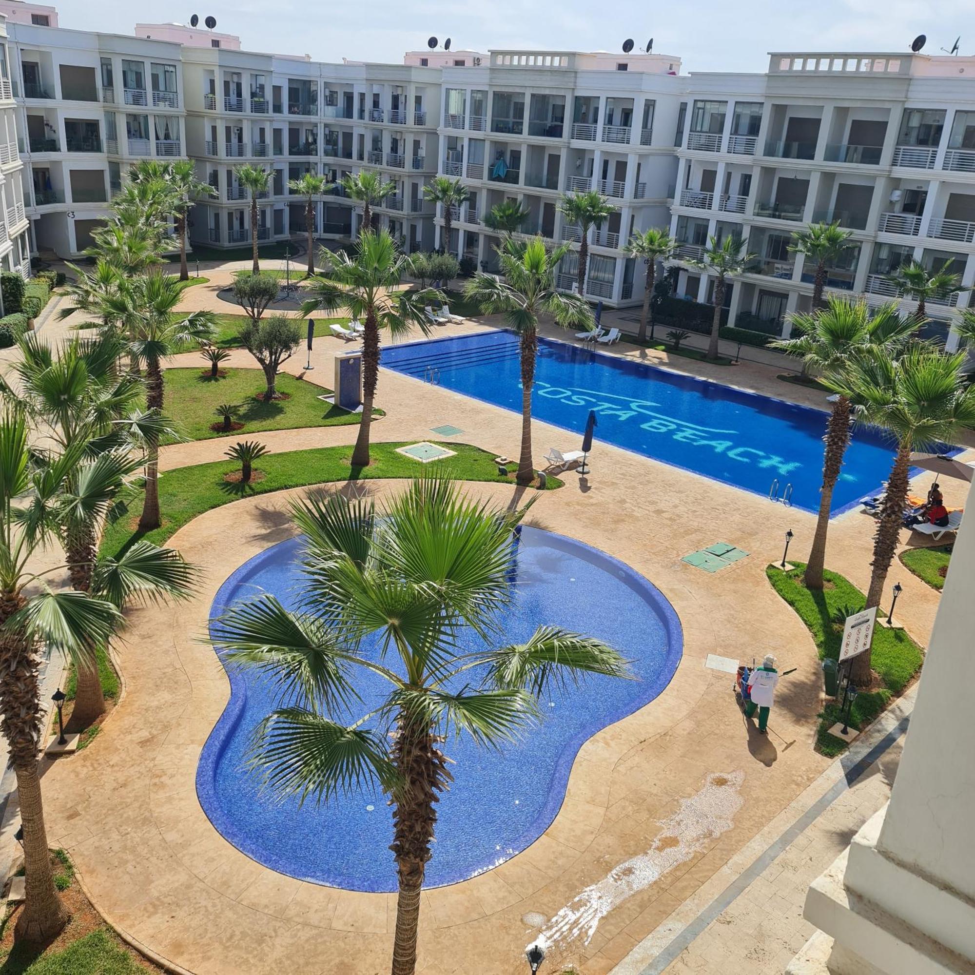 Costa Beach Lux Family Apartment With Pools Bouznika Exterior foto